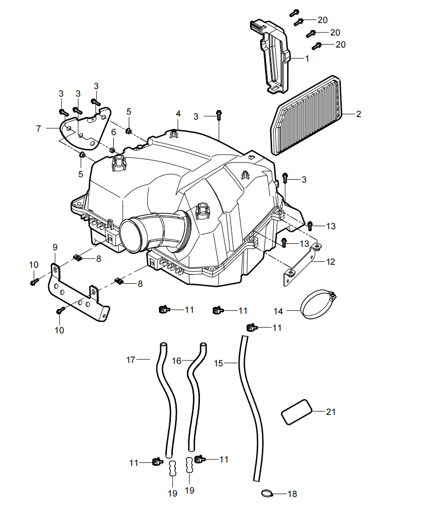 DIAGRAM 2025 AODES INTAKE SYSTEM F10