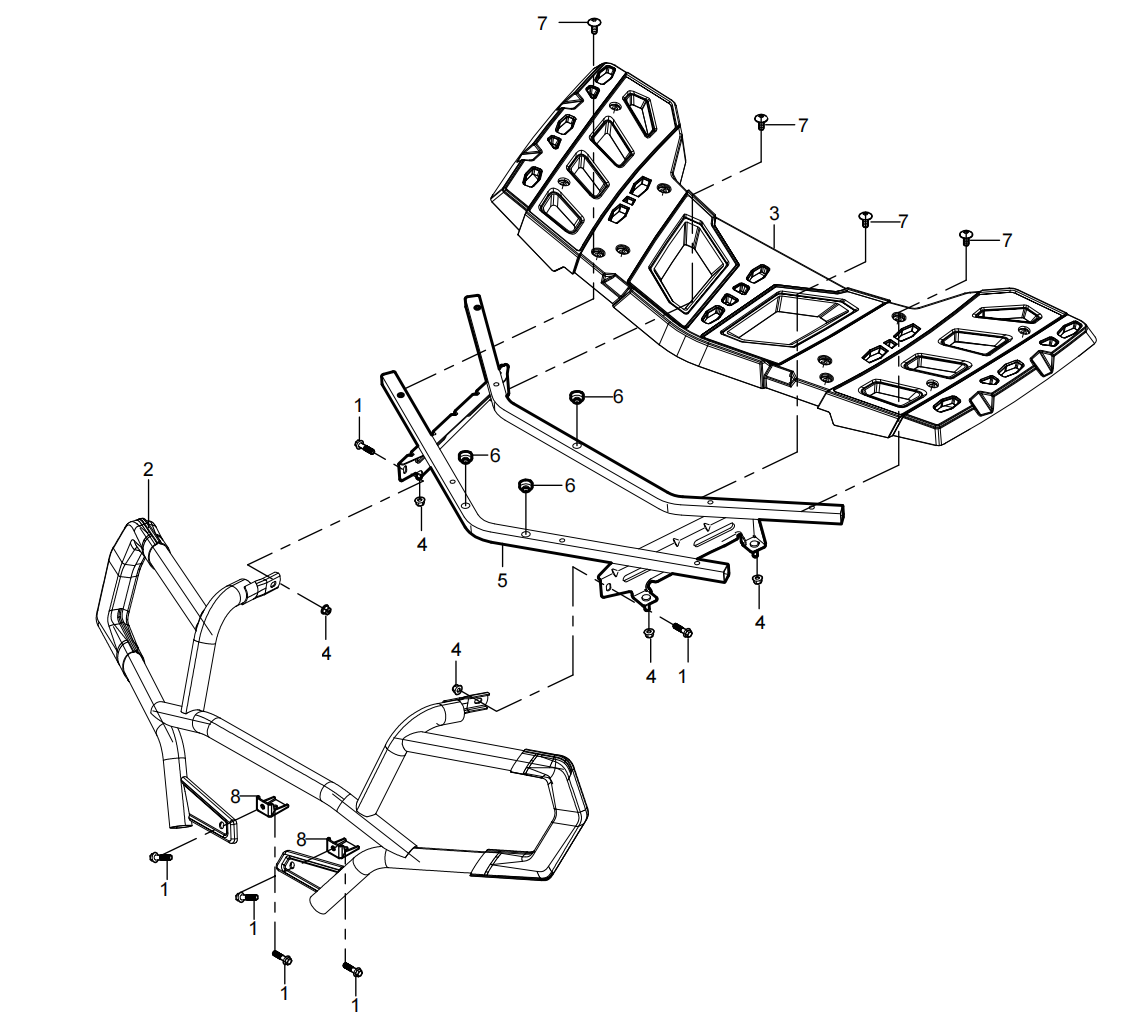 DIAGRAM 2026 AODES  FRONT RACKS&FRONT BUMPER F21