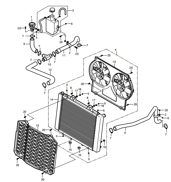 DIAGRAM 2025 AODES COOLING SYSTEM F15