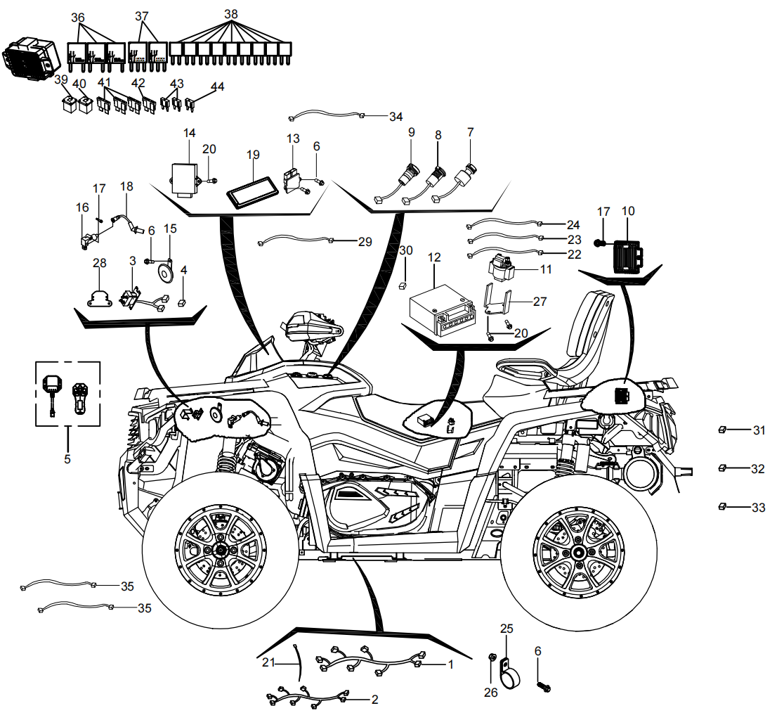 DIAGRAM 2026 AODES ELECTRICAL PARTS F16