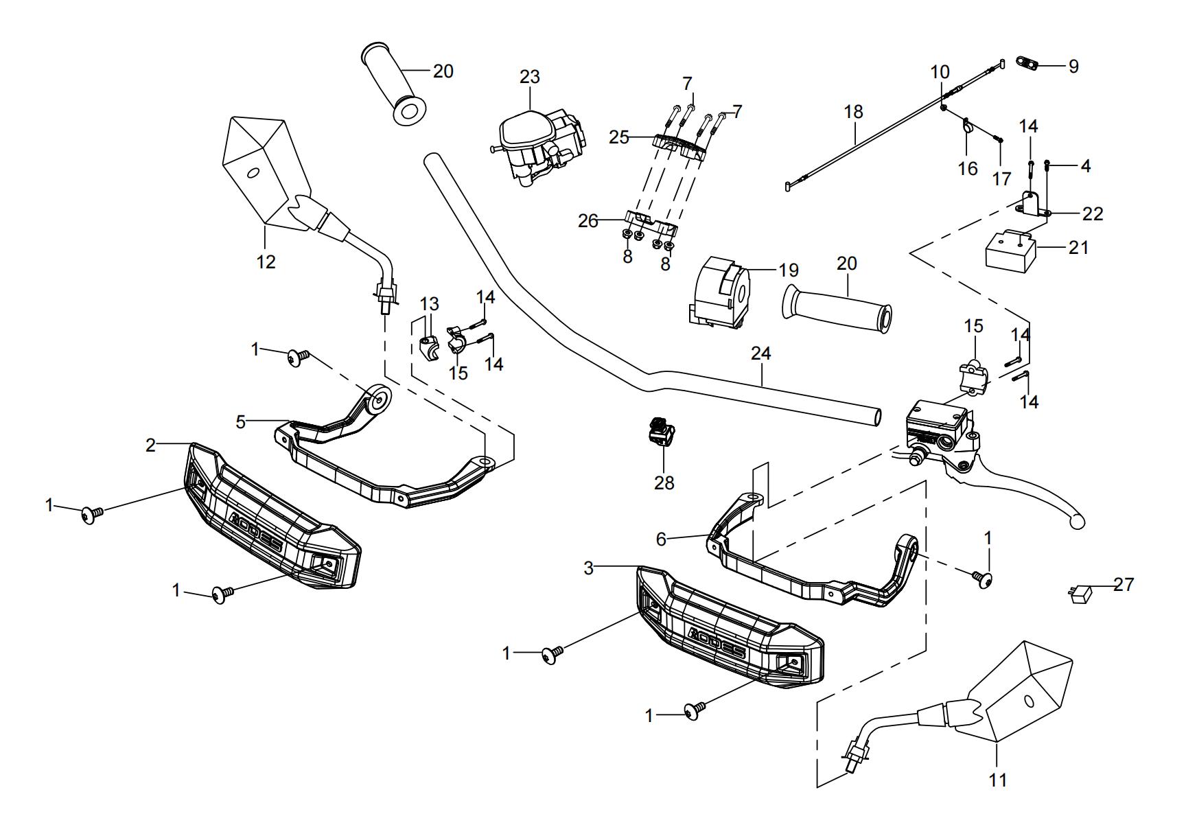 DIAGRAM 2026 AODES HANDLEBAR F05
