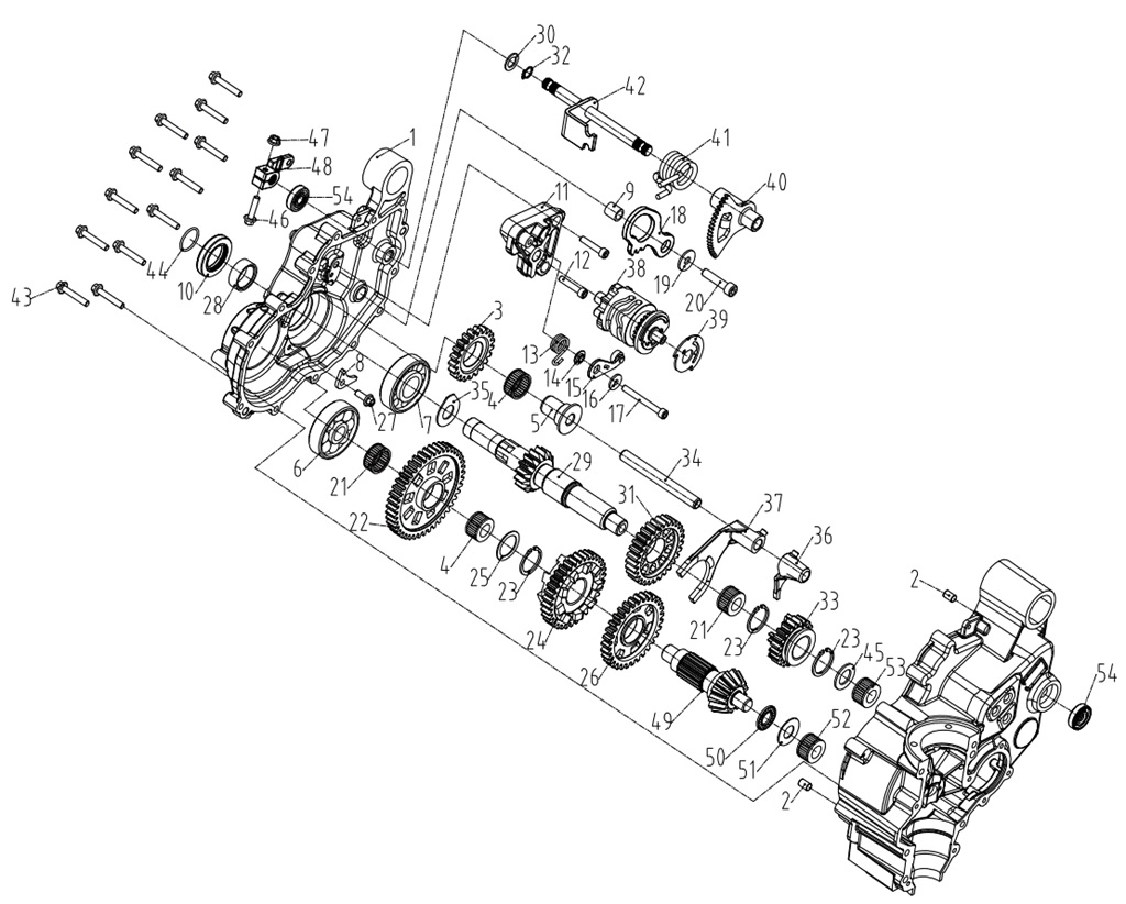 E08. GEAR BOX 1