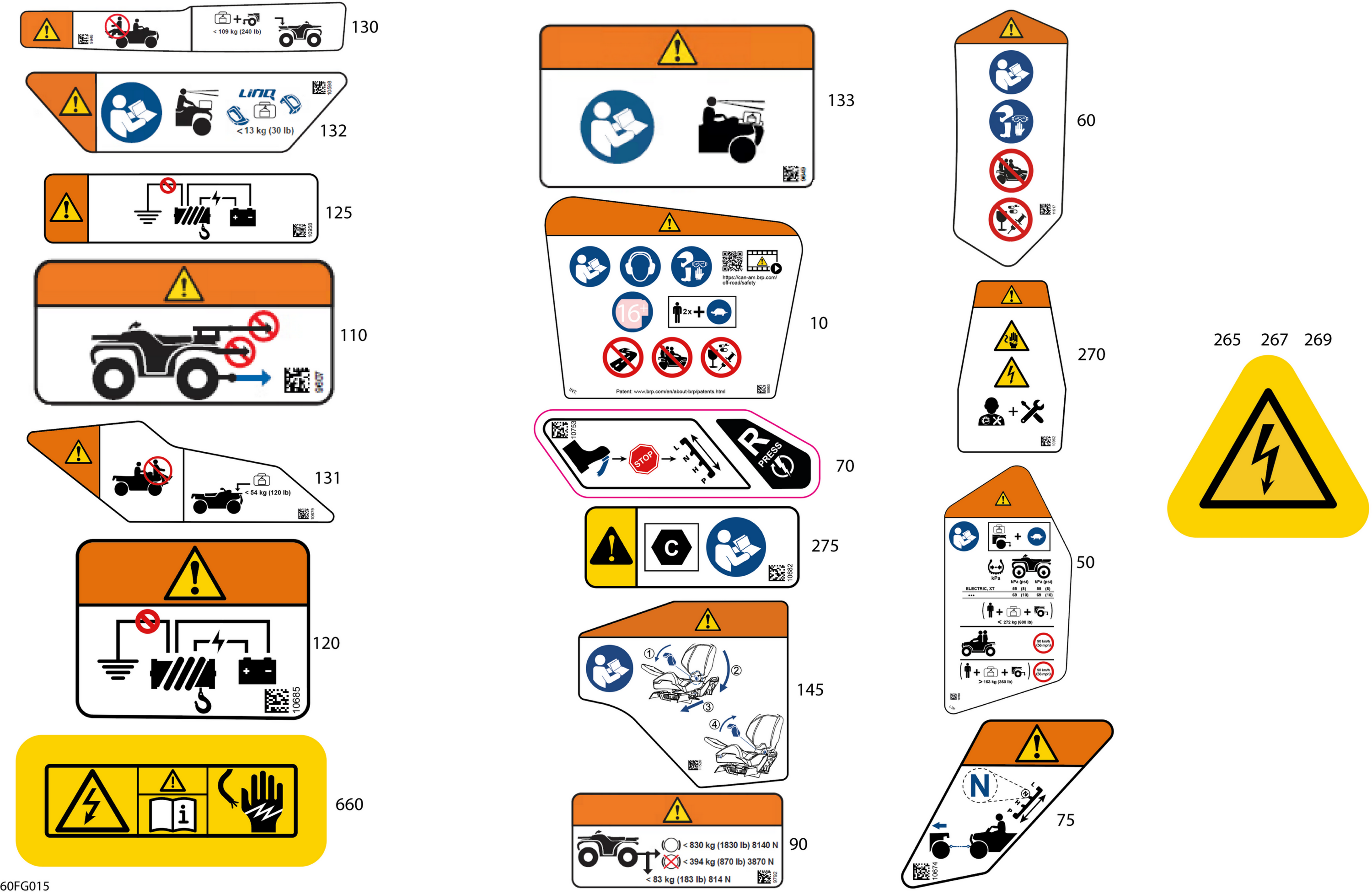 Body - Warning Decals