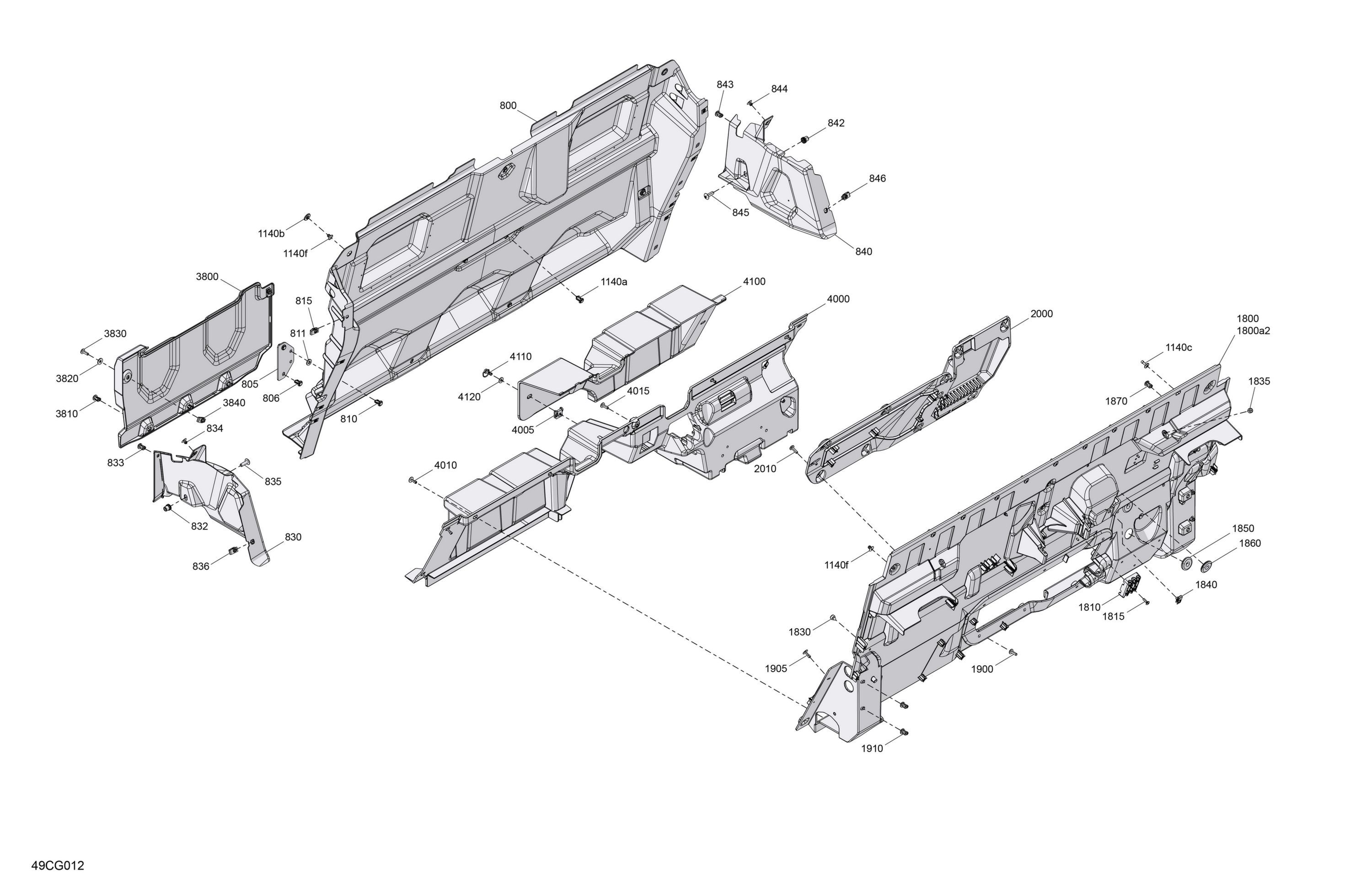 Cab Interior - Back Wall