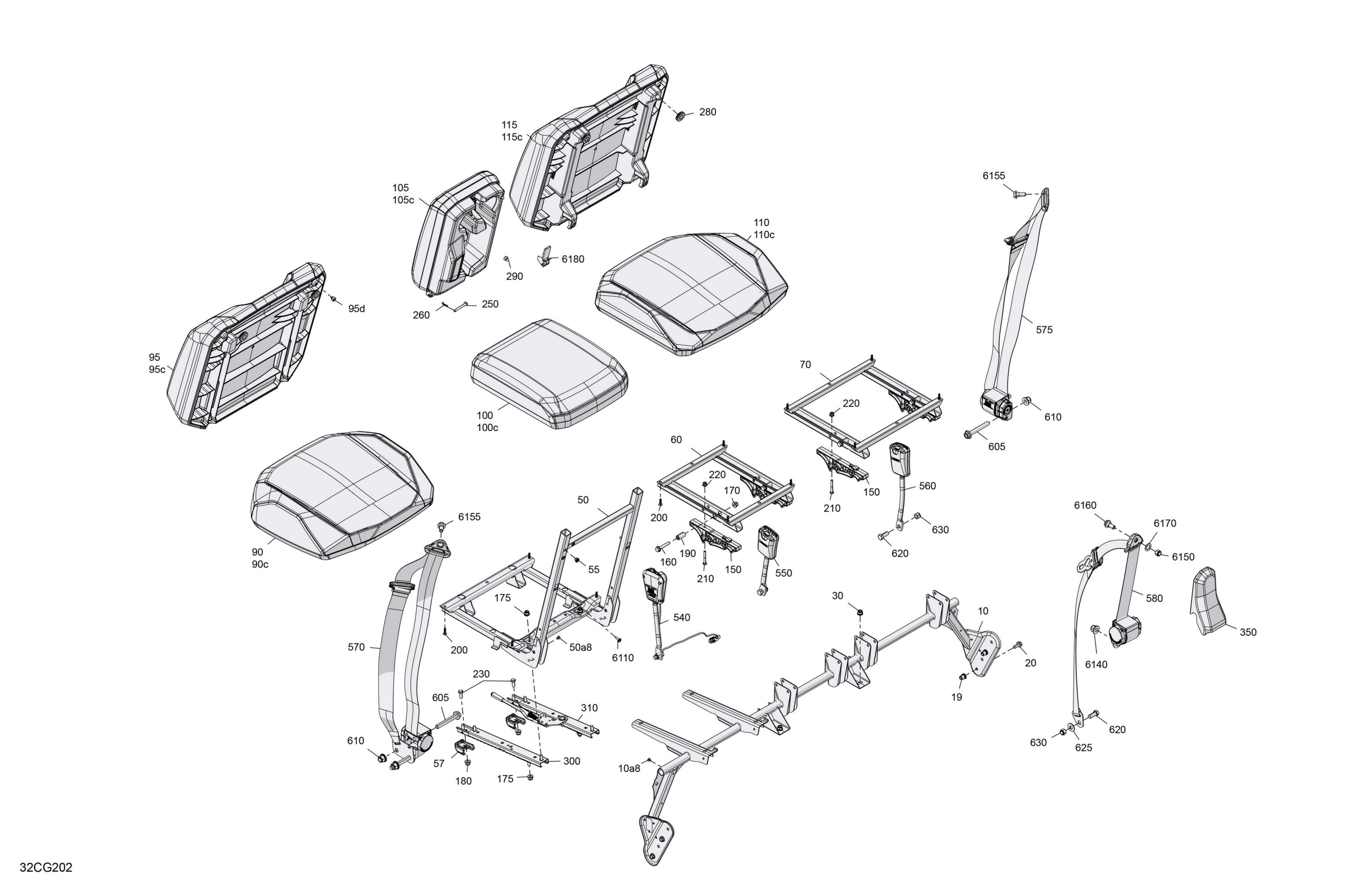 Body - Seat - Front Section