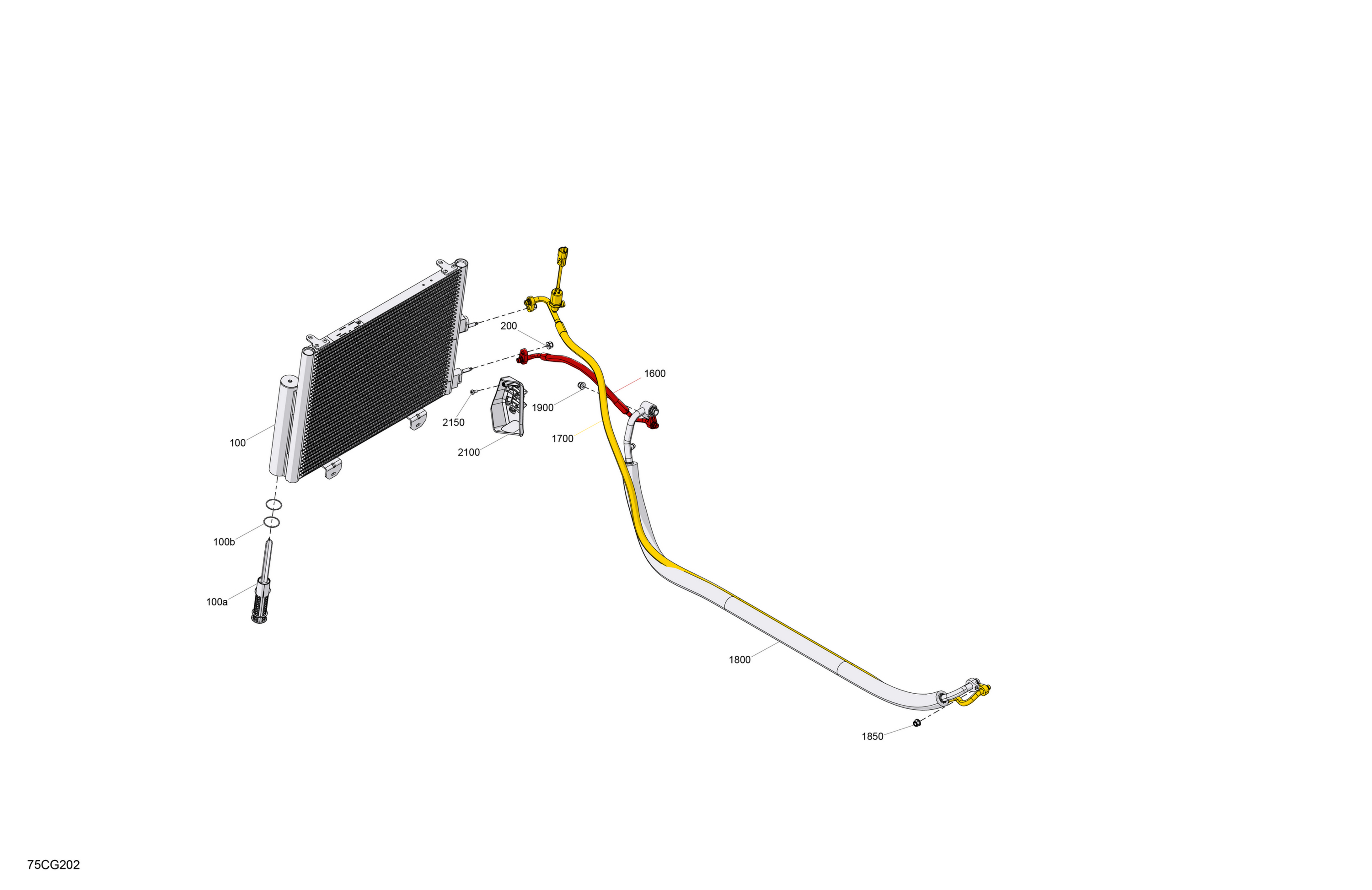 Enclosure Cab - Air Conditioning Condenser