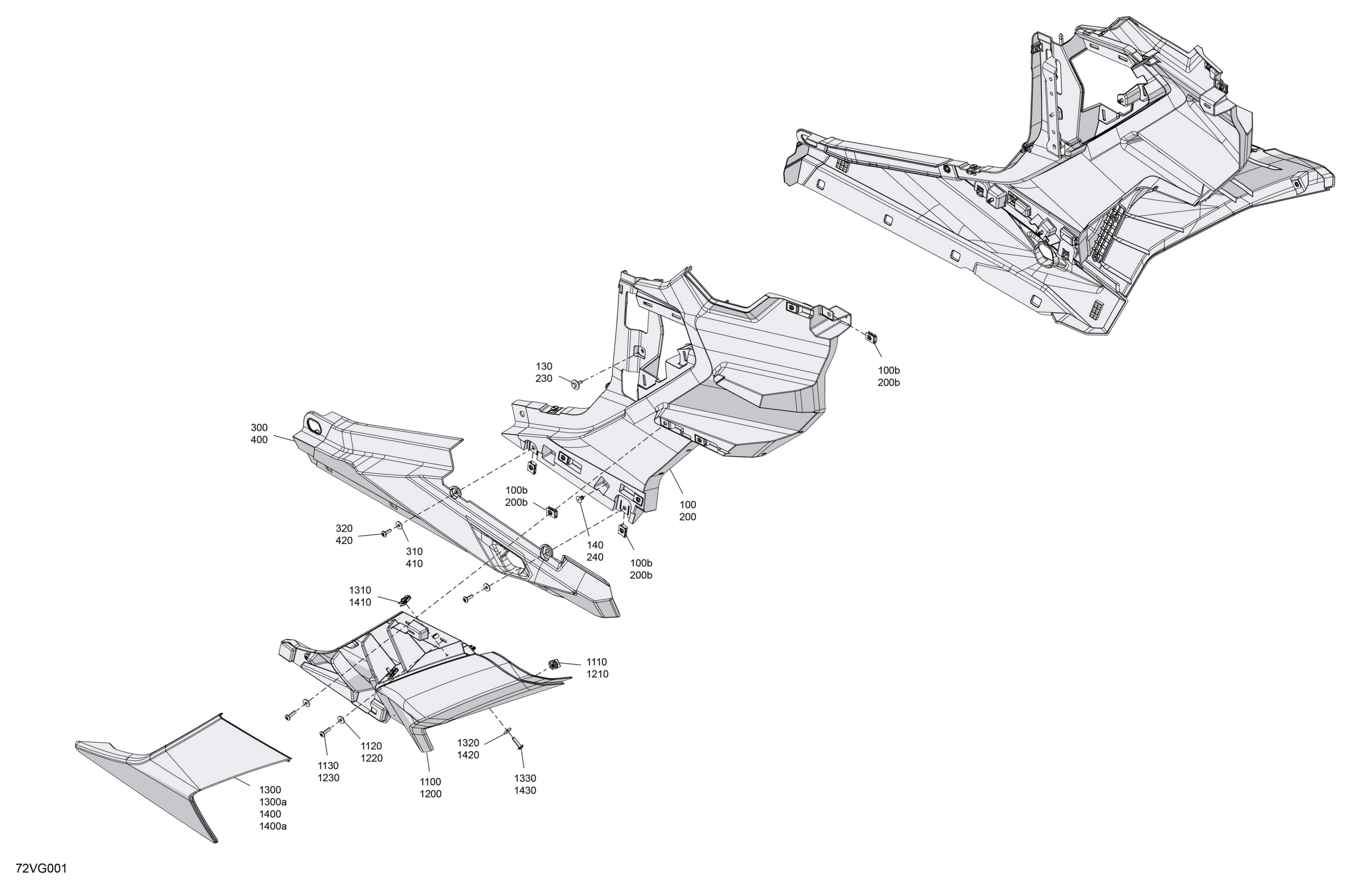 Схема узла: Body - Rear Section