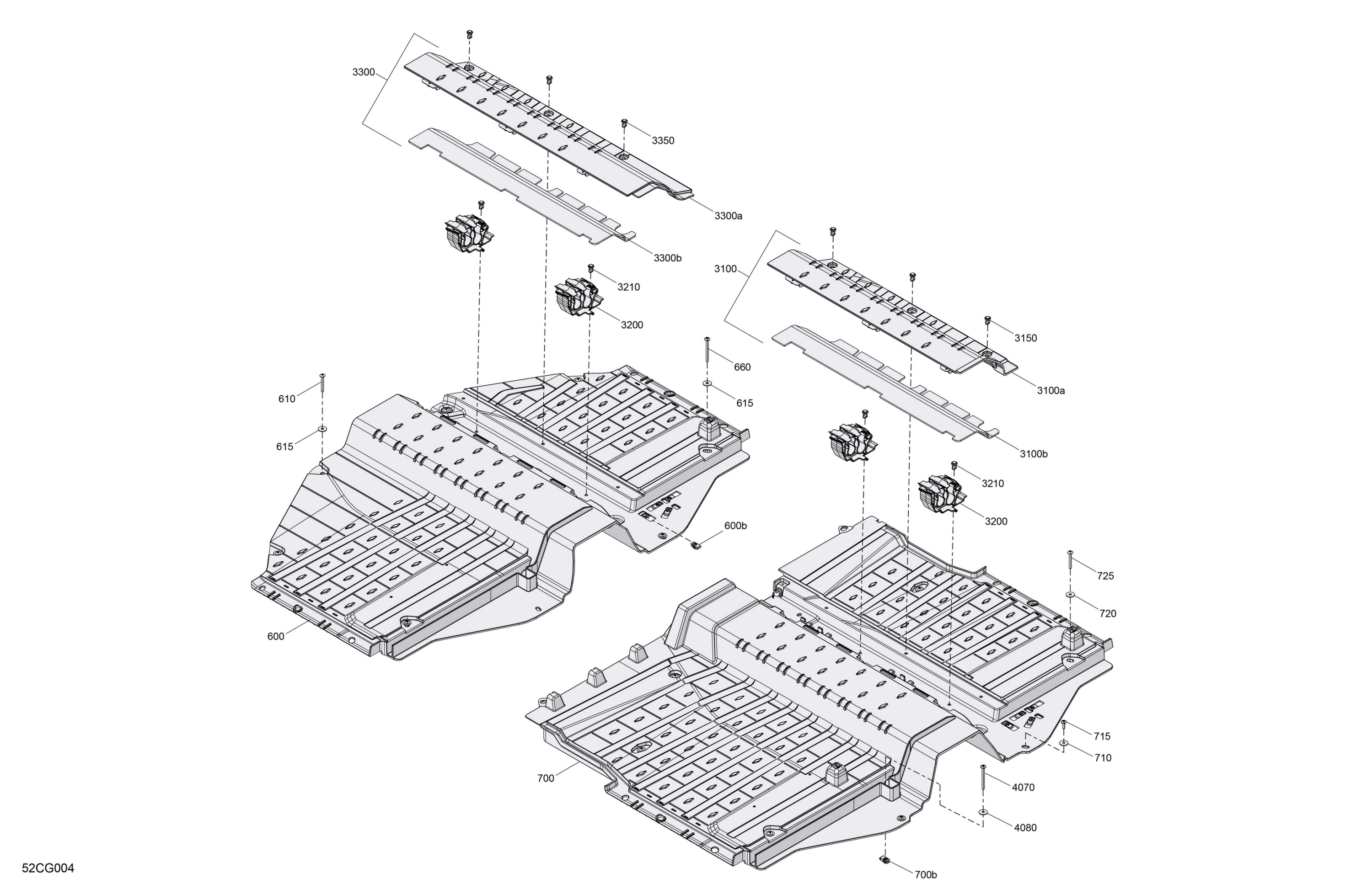 Схема узла: Cab Interior - Floor