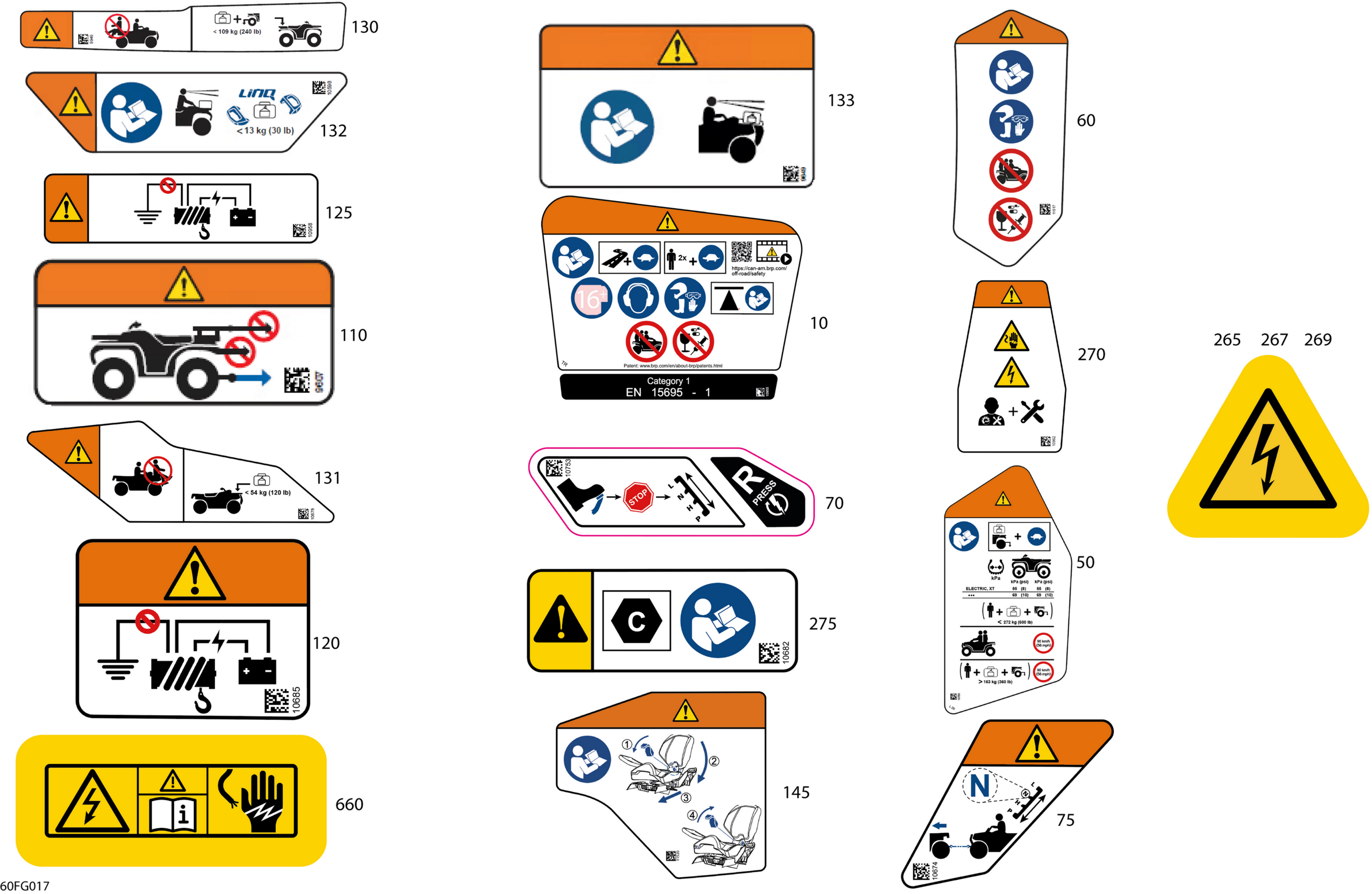 Body - Warning Decals