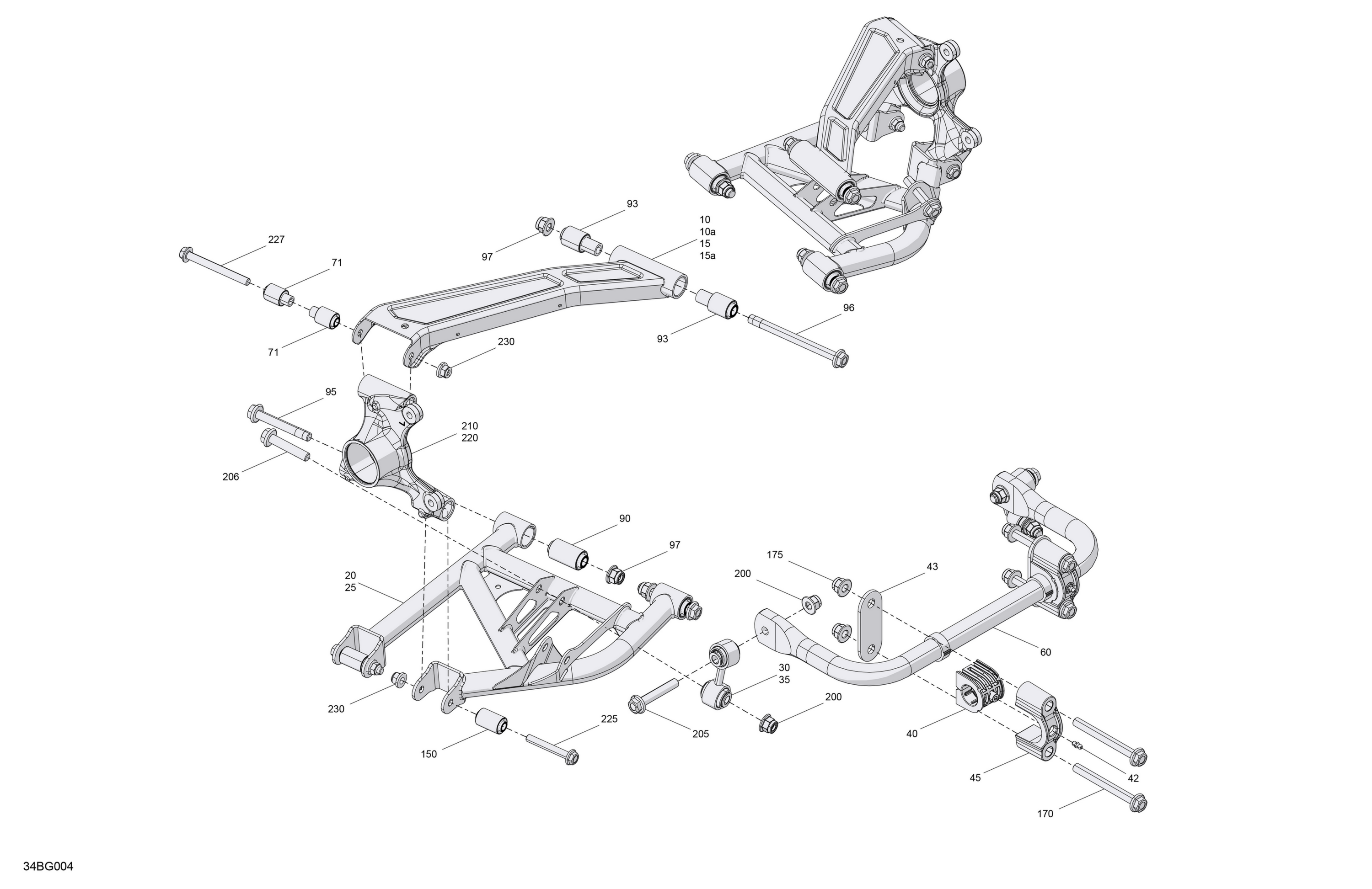 Схема узла: Suspension - Rear Components