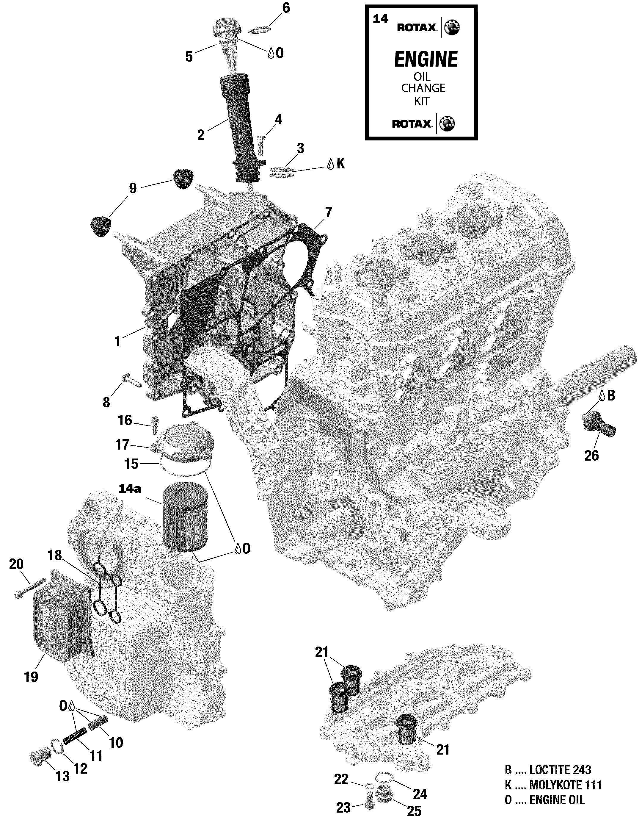 Rotax - Engine Lubrication - 900 ACE