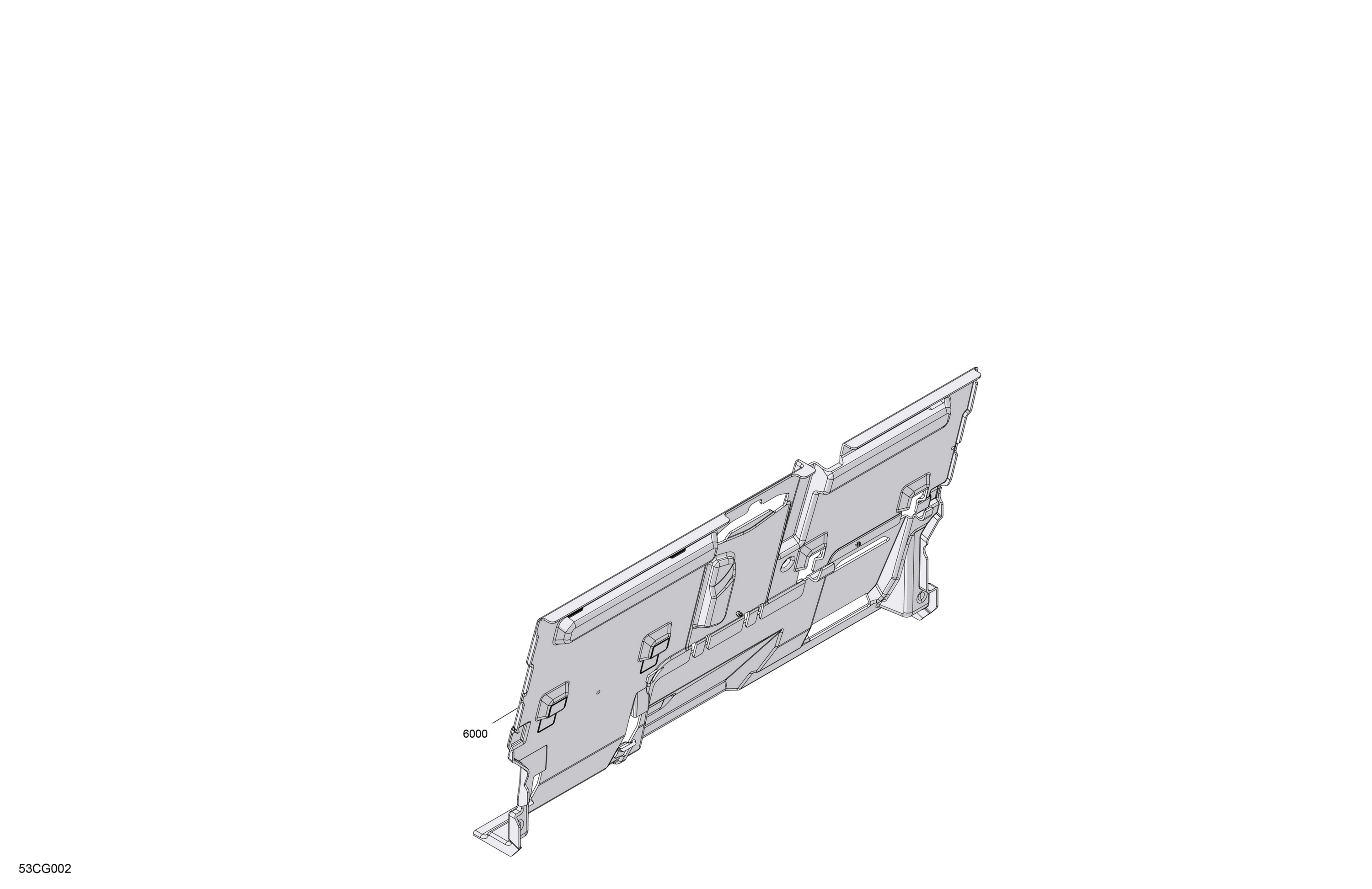 Схема узла: Enclosure Cab - Rear Wall