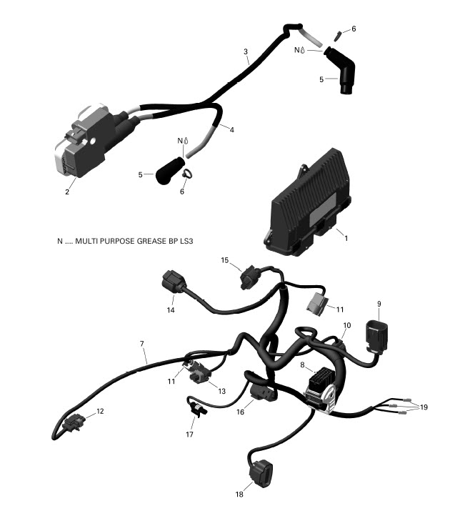 ROTAX - Engine Harness And Electronic Module