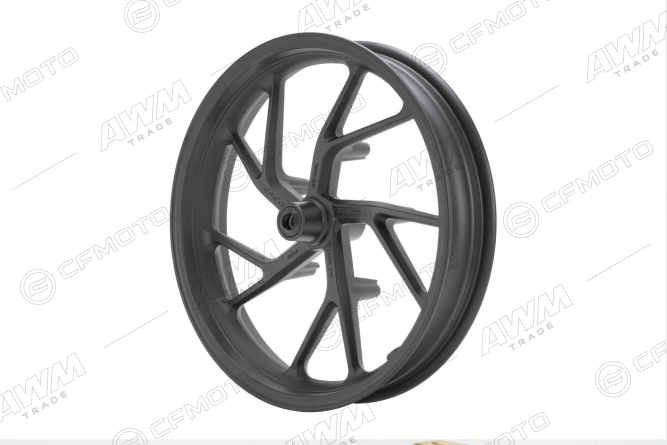 диск колесный передний в сборе (черный / MATTE BLACK)