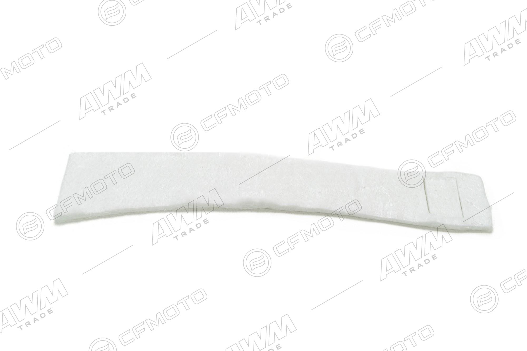 Теплоизолятор глушителя верхний