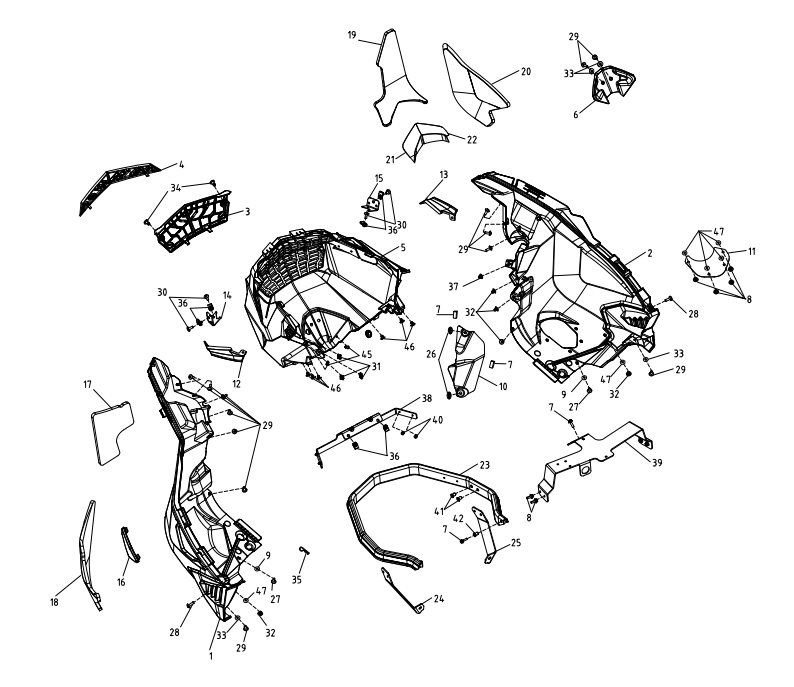 13. Body - Bottom Pan