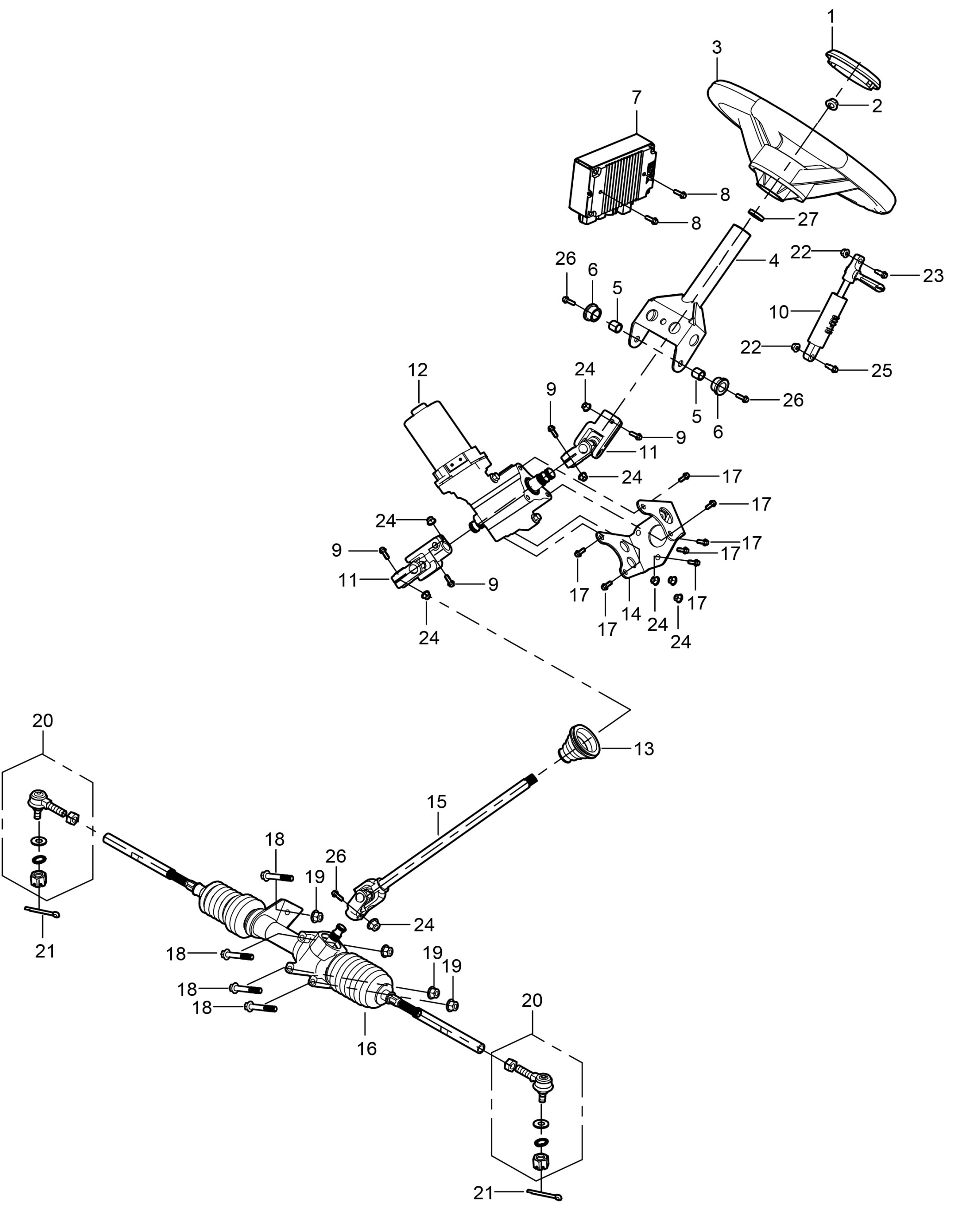 STEERING SYSTEM(WITH EPS) F05