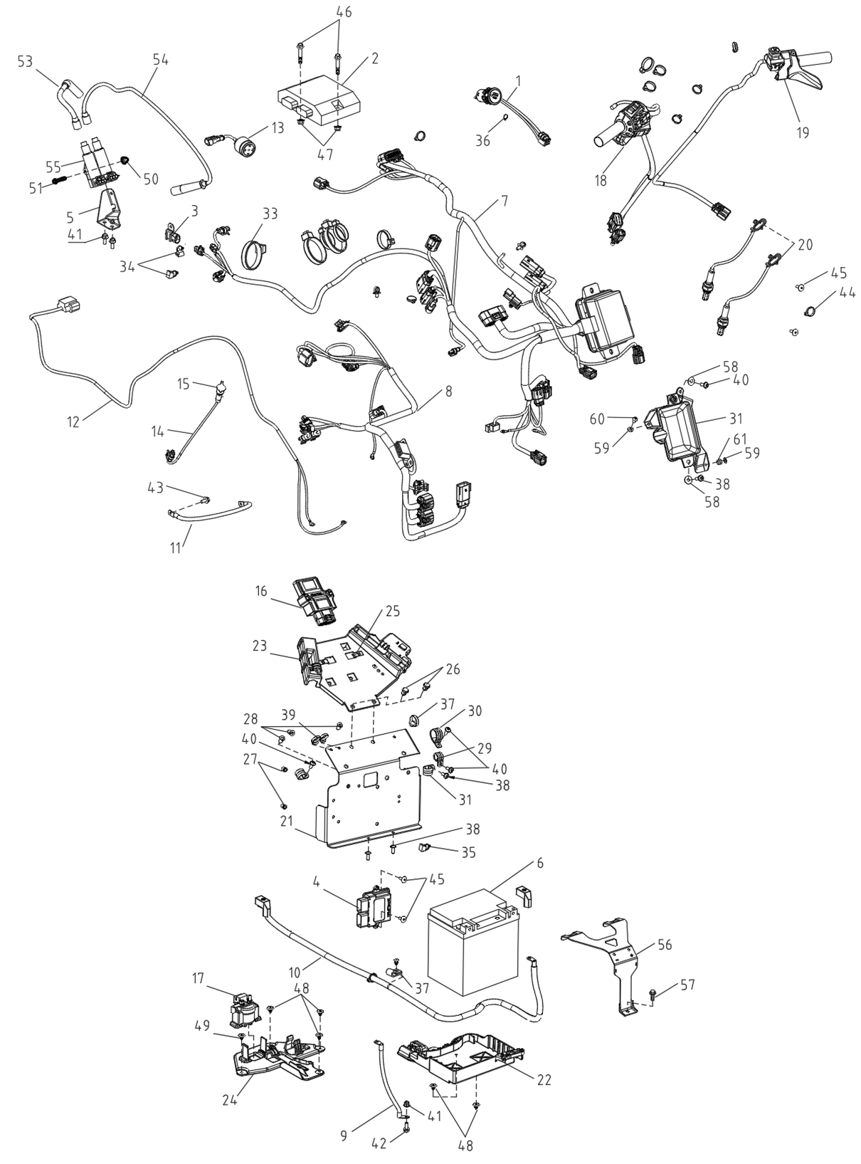17-3. Electric - Main Harness