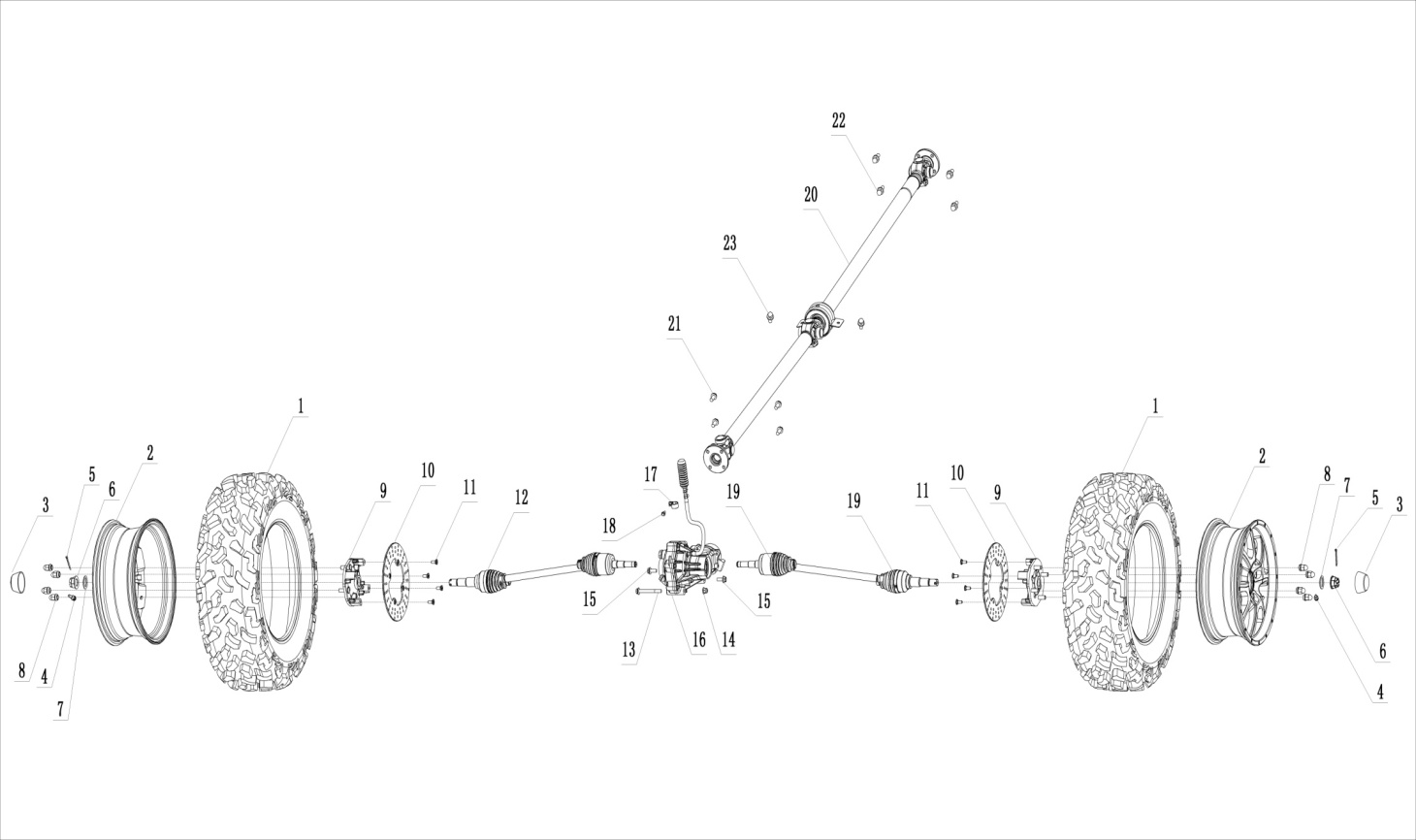 F03. Front drive system