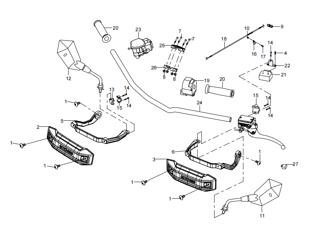DIAGRAM 2026 AODES HANDLEBAR F05