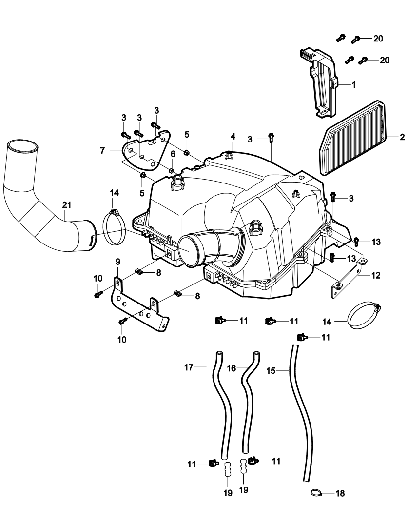 DIAGRAM 2024 AODES INTAKE SYSTEM F10