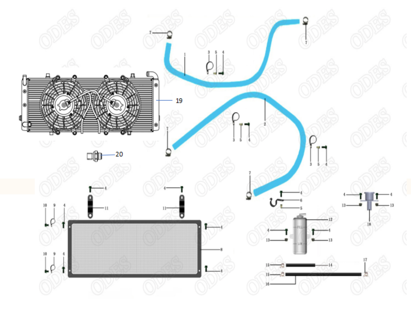 F19. Cooling system