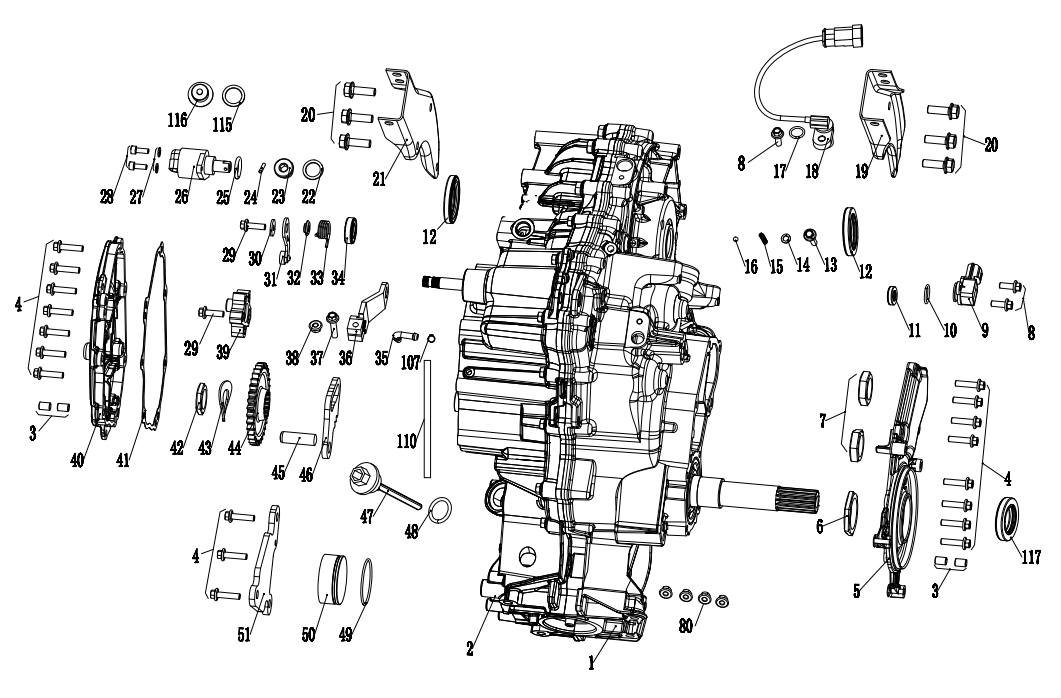 GEAR BOX 1 E10