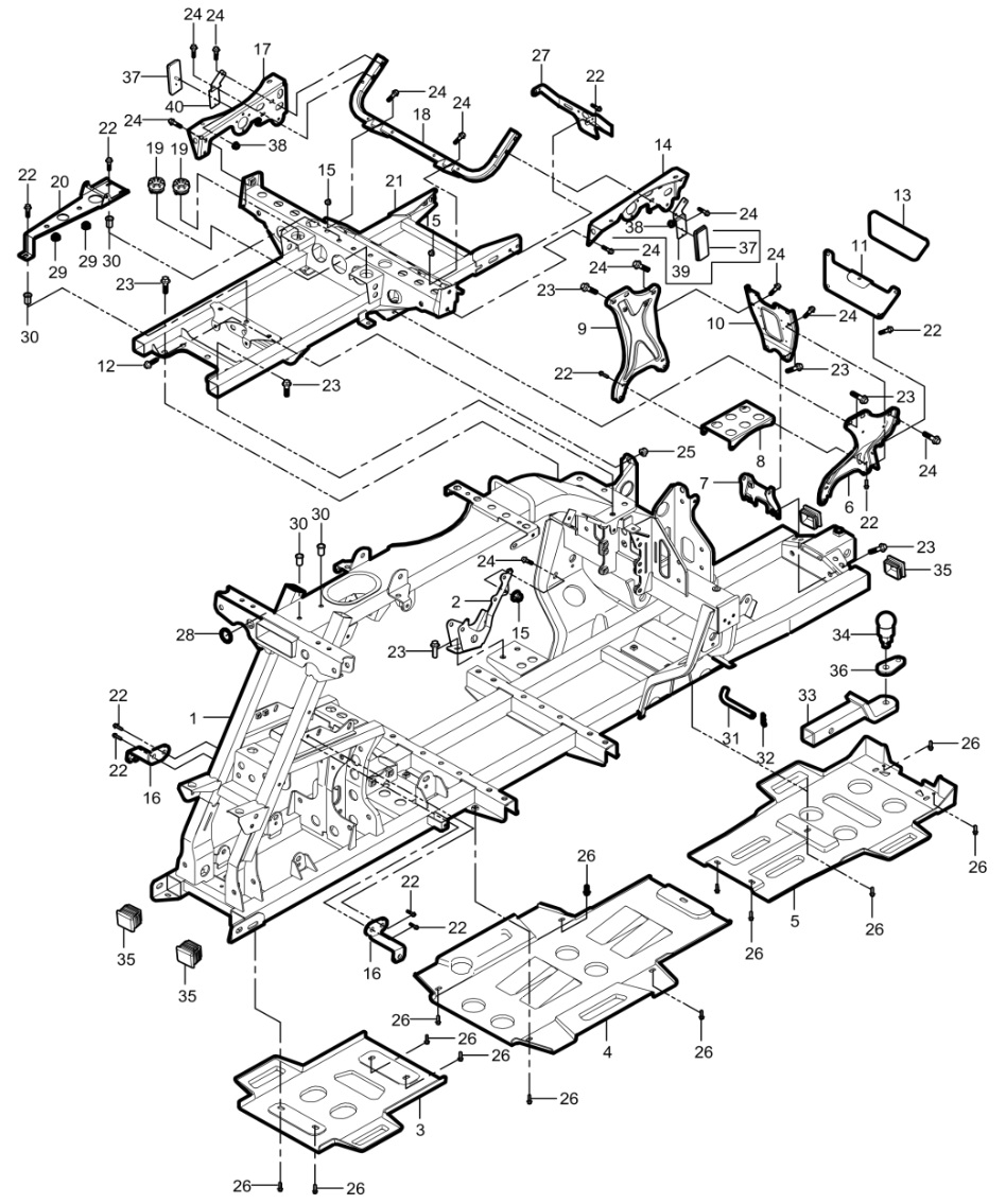 7-1. Frame & accessories (Single seat vehicle ,EU version)