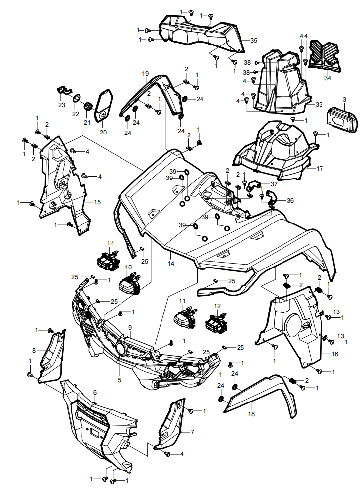 DIAGRAM 2024 AODES FRONT PLASTIC F17.2