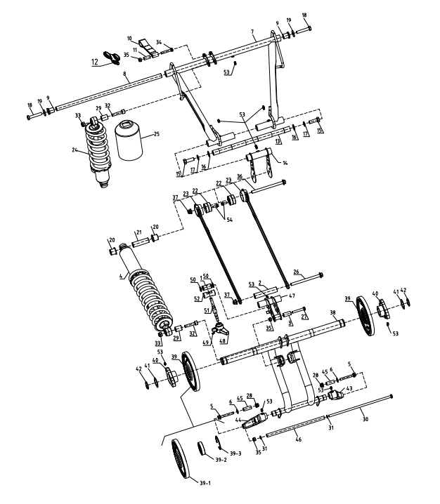 DIAGRAM 2024 AODES REAR SUSPENSION-UPPER F05