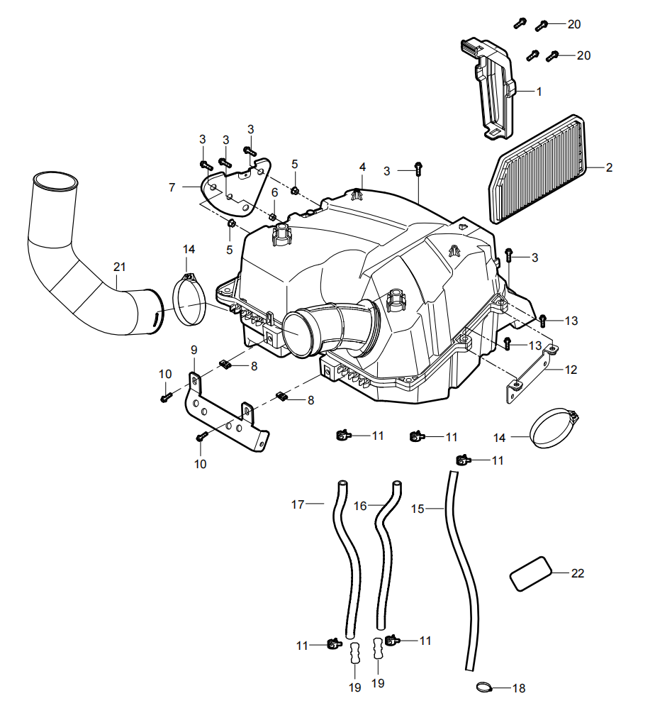 DIAGRAM 2026 AODES INTAKE SYSTEM F10
