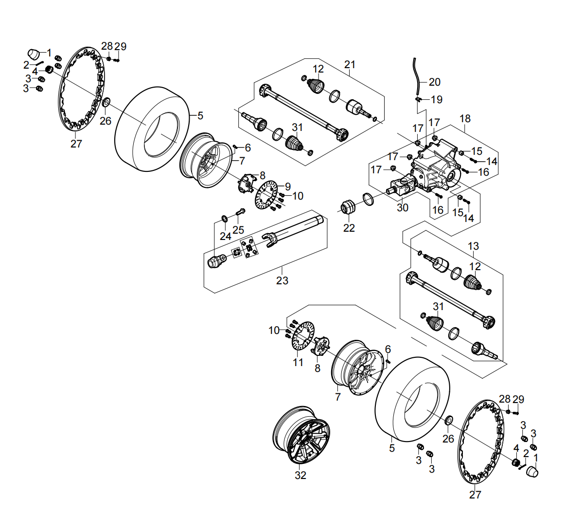 DIAGRAM 2024 AODES REAR DRIVE SYSTEM F02