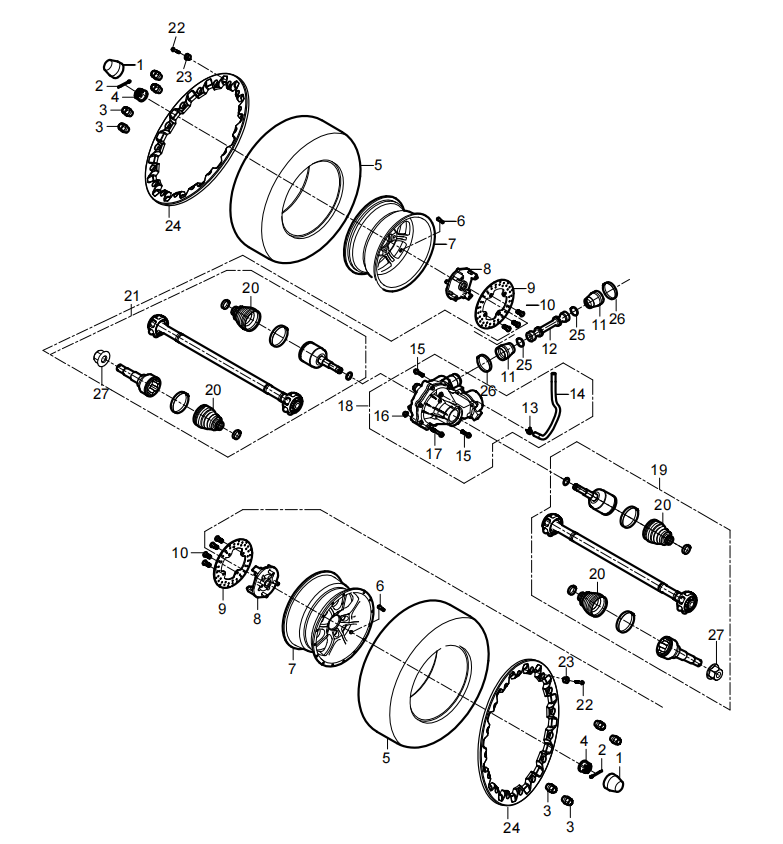 DIAGRAM 2025 AODES FRONT DRIVE SYSTEM F01