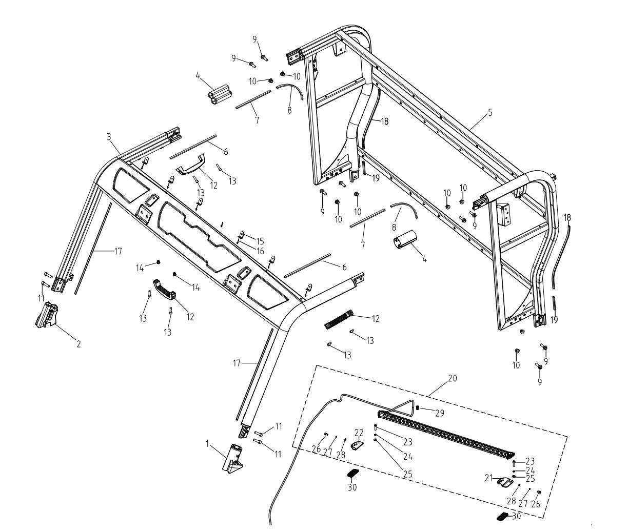 F16. Roll bar