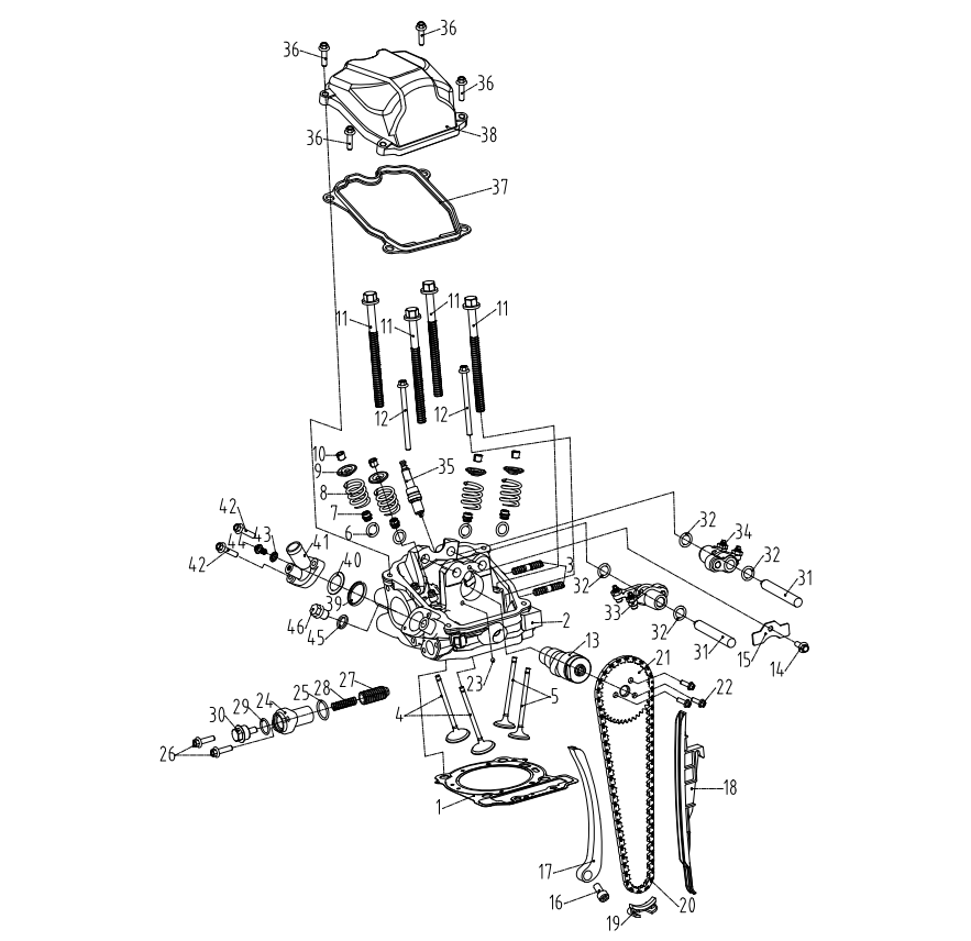 DIAGRAM 2025 AODES SECOND CYLINDER HEAD ASSY E02