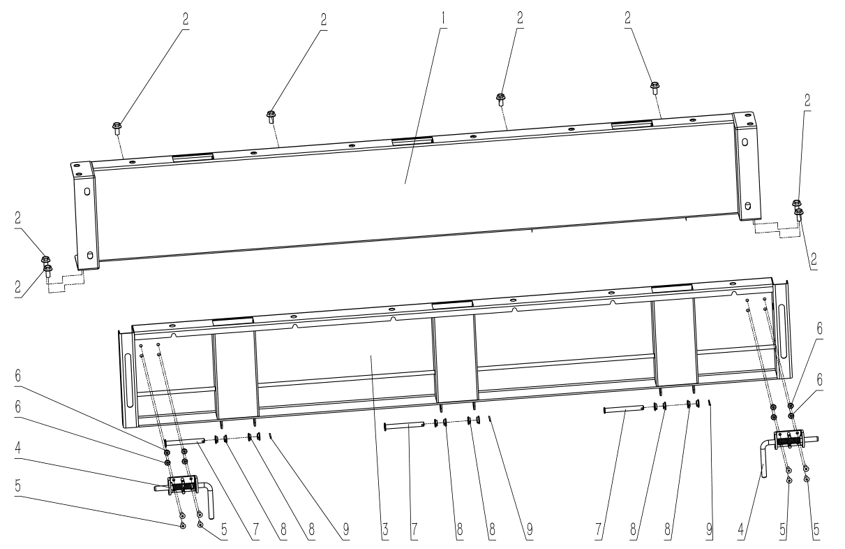 F13. Front boxboard and rear door of cargo bed