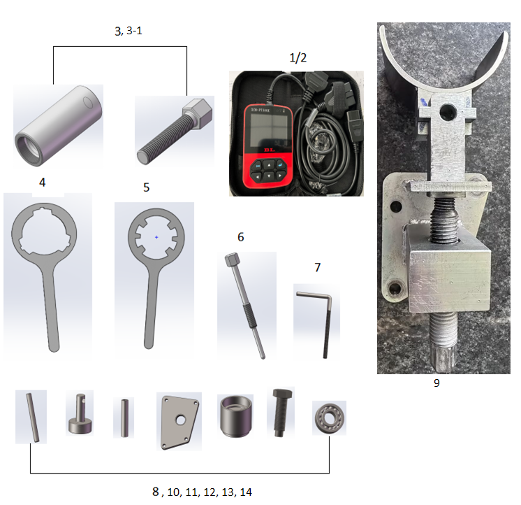 DIAGRAM 2025 AODES TOOL KITS E12