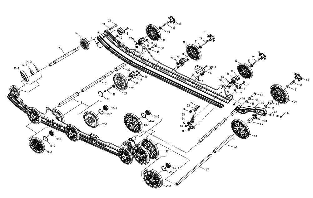 4-1. Suspension - Rear - Lower