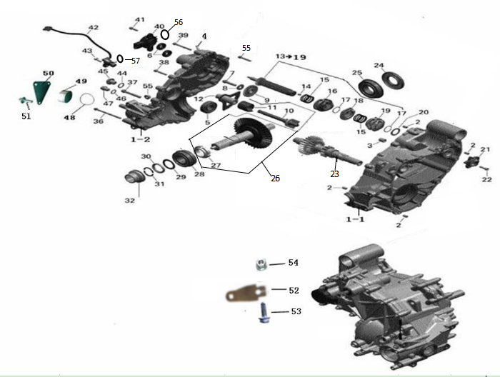 E08. GEAR BOX 1