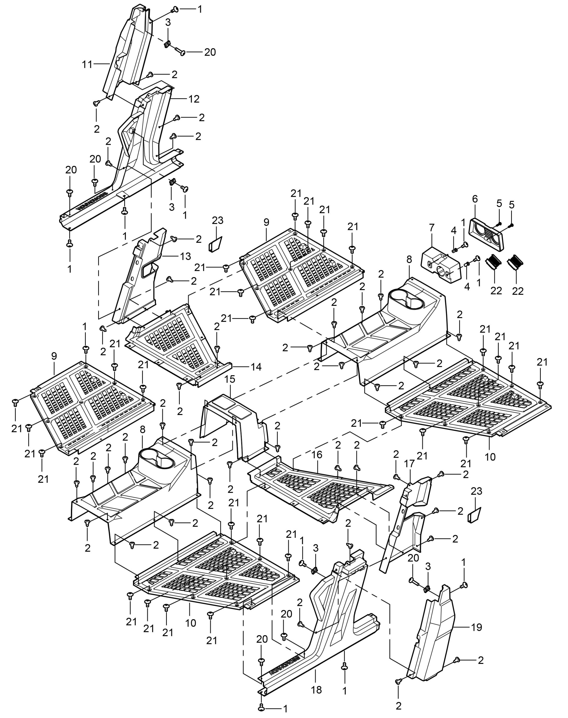 DIAGRAM 2025 AODES FOOT PANEL F19