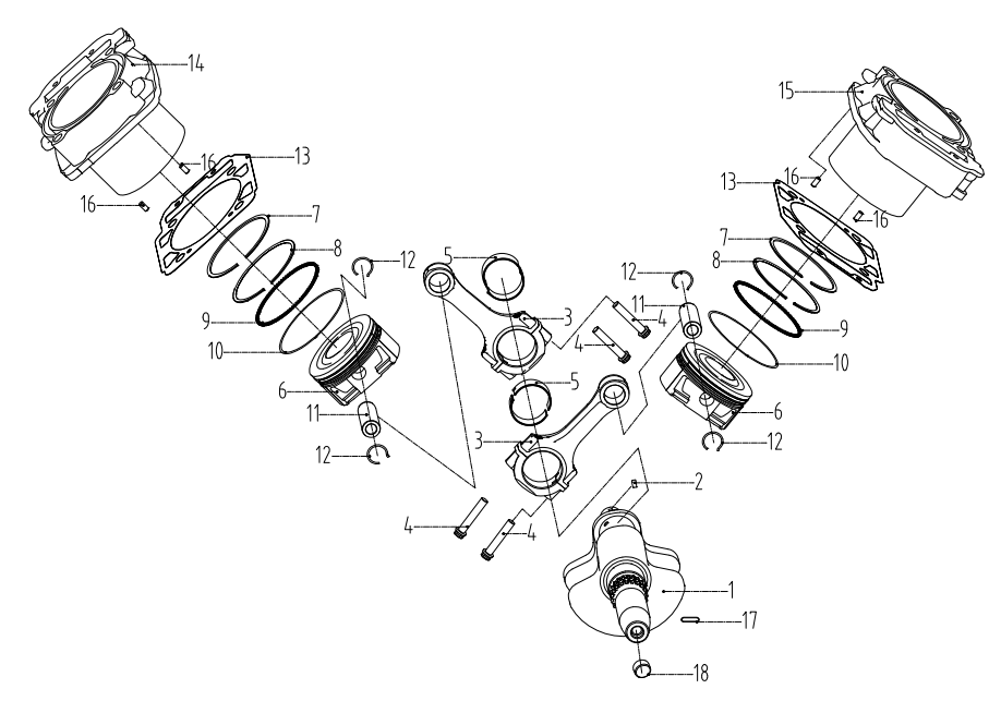 DIAGRAM 2025 AODES CRANSHAFT PIOSTON& CYLINDER E04