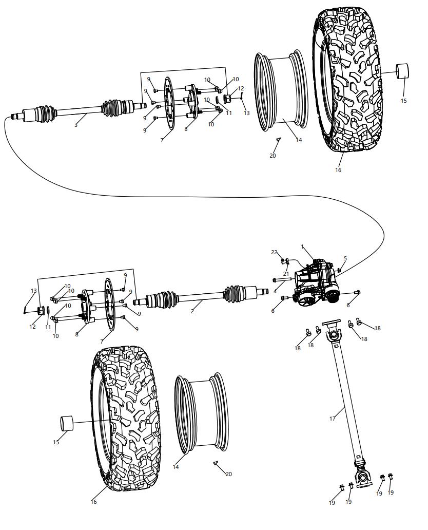 F03.Front drive system