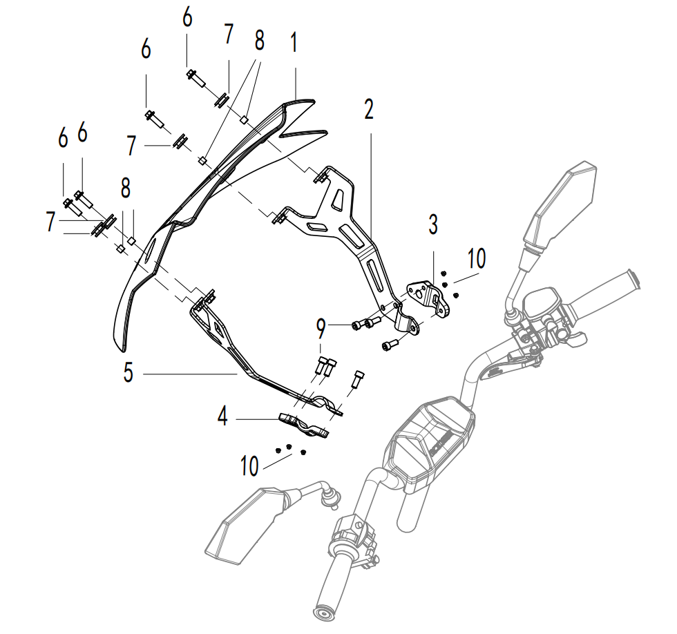 （选配optional）Windscreen  F23