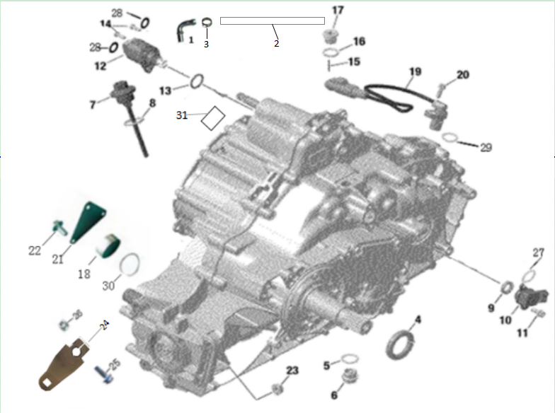 10. Gearbox 1 (X1140201001)