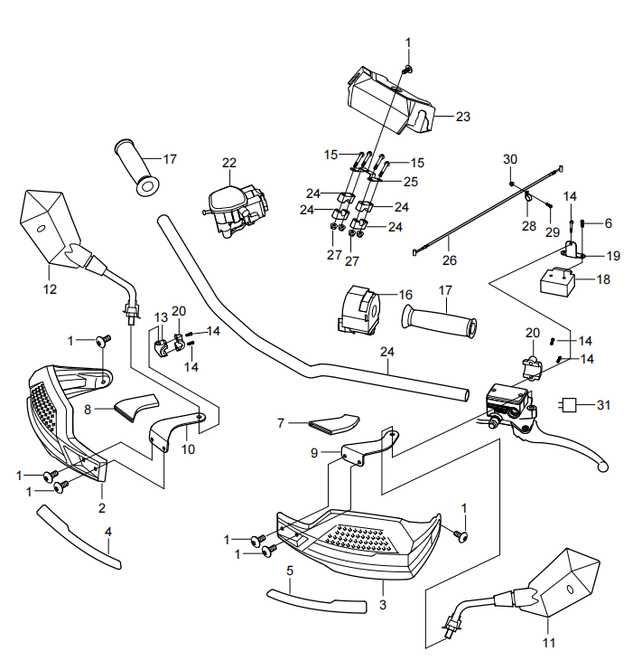 DIAGRAM 2024 AODES HANDLEBAR F05