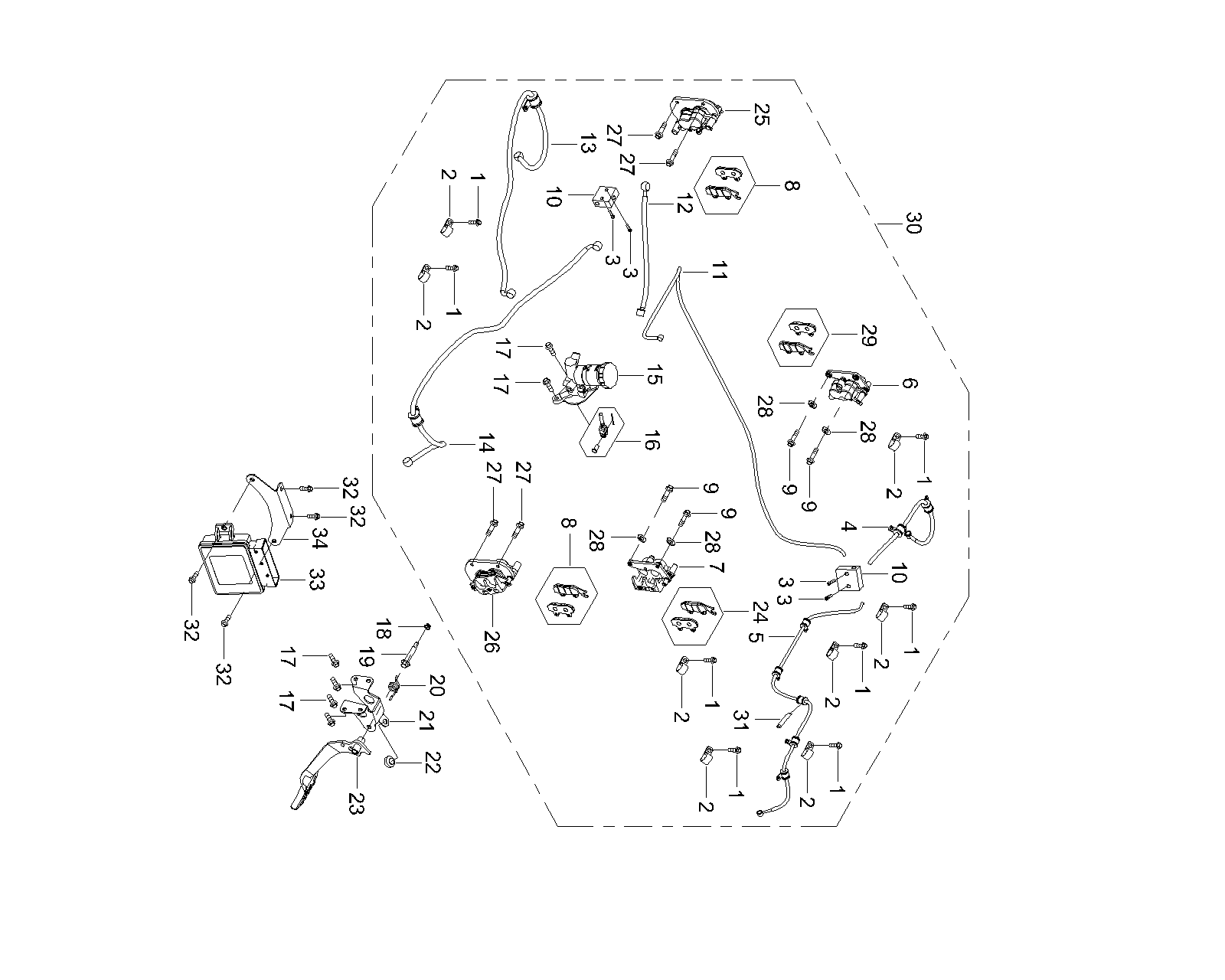 DIAGRAM 2025 AODES BRAKING SYSTEM F16