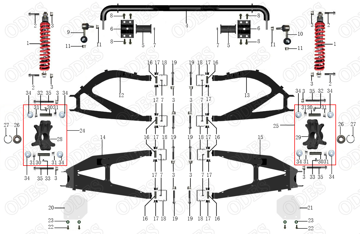 F02. Rear suspension system