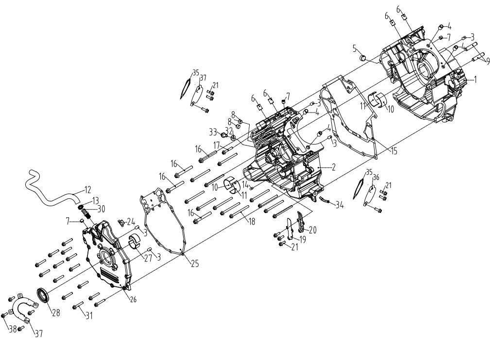 E03. CRANKCASE
