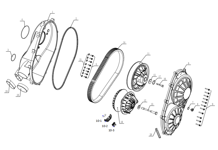 DIAGRAM 2025 AODES CVT TRANSMISSION E11