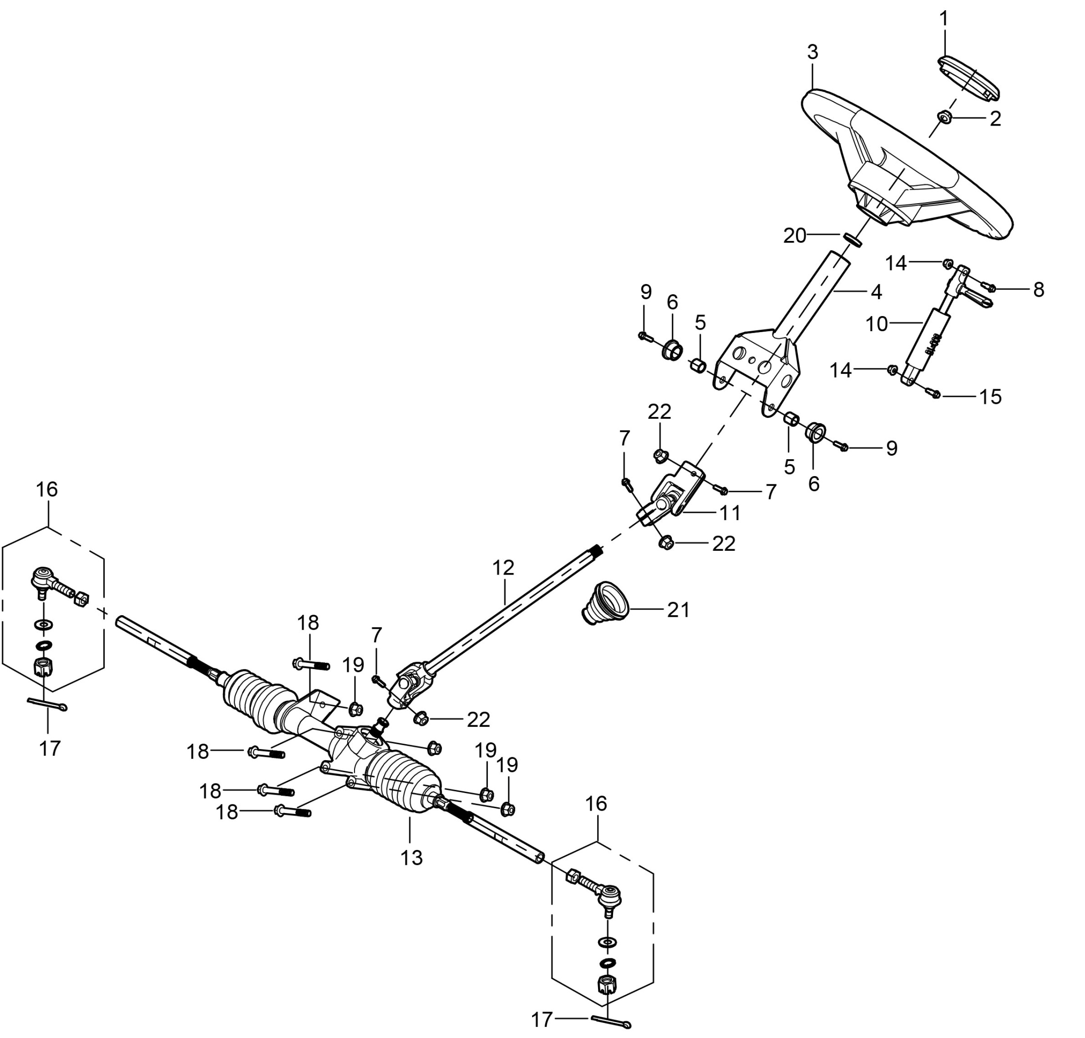 STEERING SYSTEM(WITHOUT EPS) F06